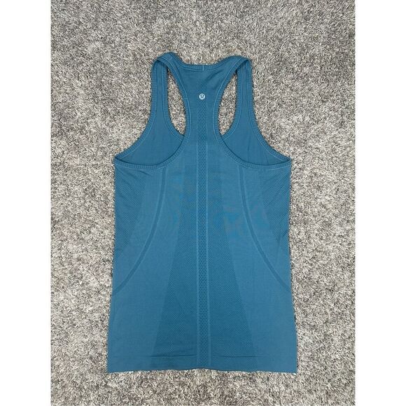 Lululemon Swiftly Tech Racerback Tank Top Slim Fit Running Illuminight Blue 6 - Picture 2 of 7